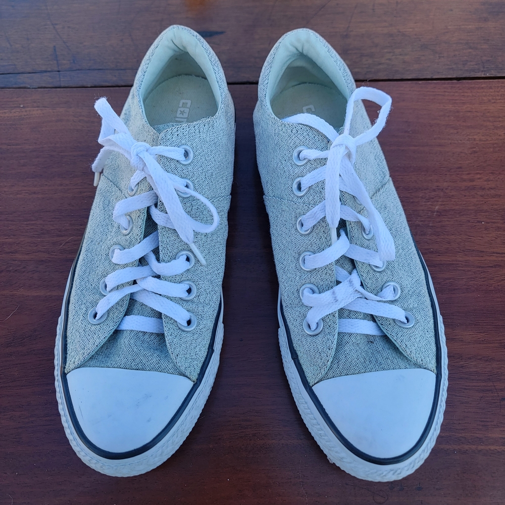 Converse Mint Green Canvas Sneakers